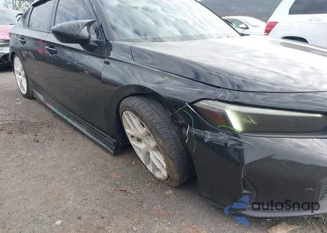 2025 Honda Civic Sedan Sport from USA, damaged, VIN 19XFL2H80SE004387